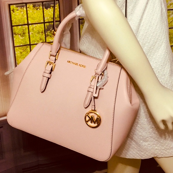 NWT Michael Kors Charlotte large Satchel Handbag - Picture 11 of 12